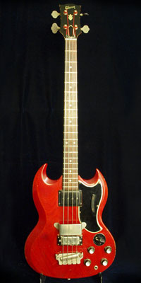 1961 Gibson EB-3 bass, cherry finish