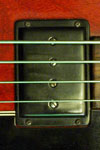 1961 Gibson EB3. Humbucker pickup with Bakelite cover