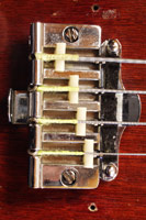 1969 Gibson EB0. Two-point tune-o-matic bridge, with mute