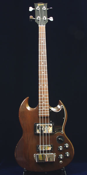 1972 Gibson EB3 bass Body detail