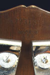 1972 Gibson EB-3 bass. The serial number is at the top back of the headstock