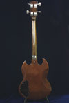 1972 Gibson EB-3 bass. Body detail