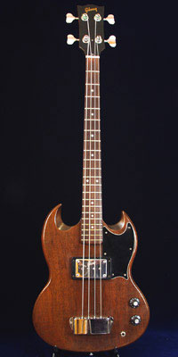 1972 Gibson EB-0 bass, walnut finish