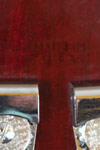 1973 Gibson EB-4L bass. As with all gibson guitars and basses built after 1970, the words 