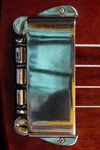 1973 Gibson EB-4L bass. Body detail - bridge cover