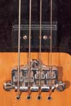 1974 Gibson Ripper bass. Body detail - switch details