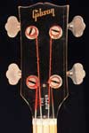 1974 Gibson Ripper bass. Body detail - headstock with Gibson logo