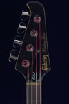 1982 Gibson Victory Artist bass. Body detail - headstock with Gibson logo