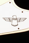1978 Gibson Thunderbird bass. Body detail - switch details