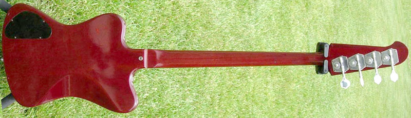 1966 non-reverse Cherry Thunderbird II courtesy of Good Guys Guitars