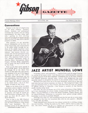 Gibson Gazette - May/June 1959