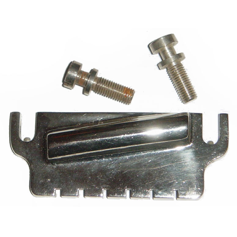 Gibson six string bass bar bridge - top view