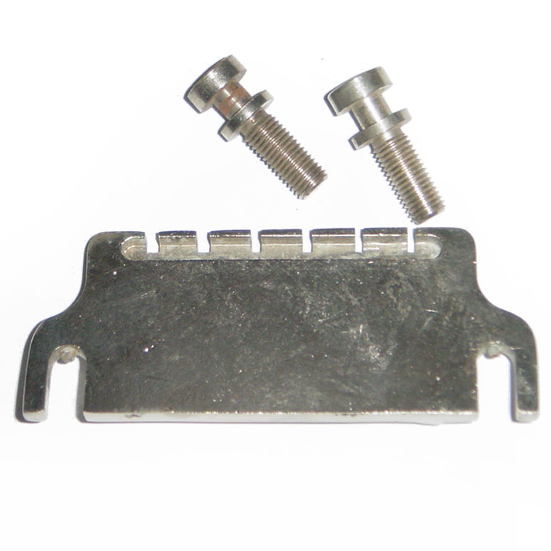 Gibson six string bass bar bridge - underside view
