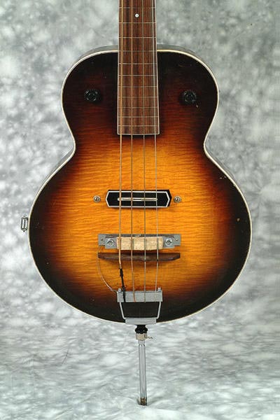 1938 Gibson electric bass, front