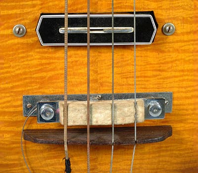 1938 Gibson electric bass, pickup