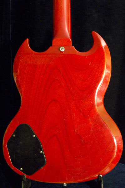 1961 Gibson EB-3 body detail