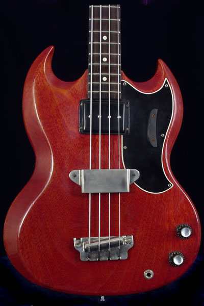 1962 Gibson EB0 body detail