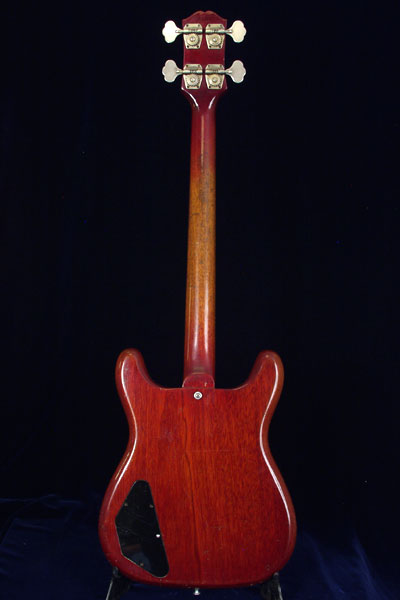 1962 Epiphone Newport Deluxe bass. Body detail