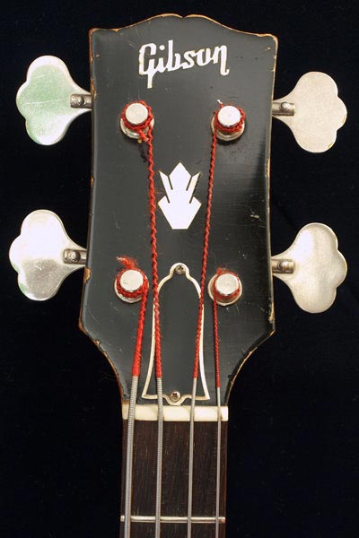 1964 Gibson EB0 headstock detail
