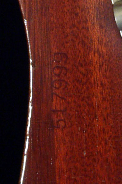 1965 Epiphone Newport bass. Serial number on the back of the headstock.