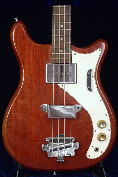 1965 Epiphone Newport bass. Body detail