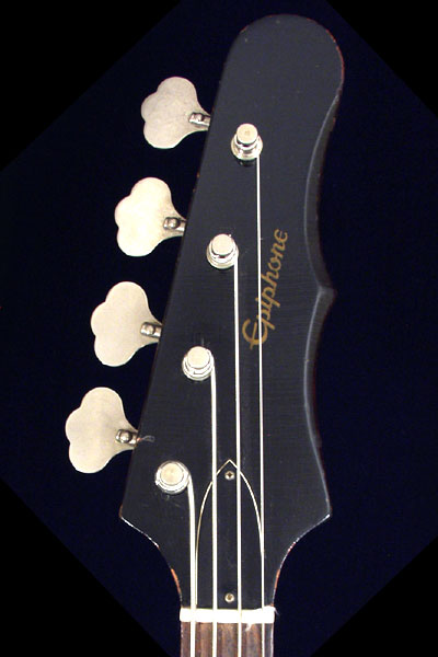 1965 Epiphone Newport bass. Batwing headstock with Epiphone logo