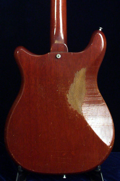1965 Epiphone Newport bass. Body detail