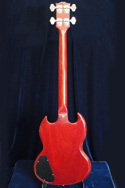 1966 Gibson EB0 body detail