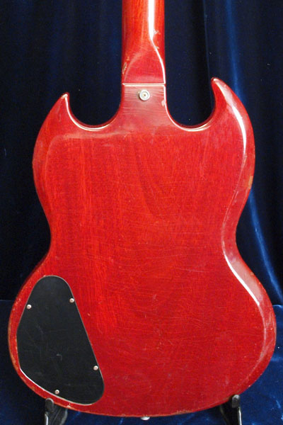 1966 Gibson EB0 body detail