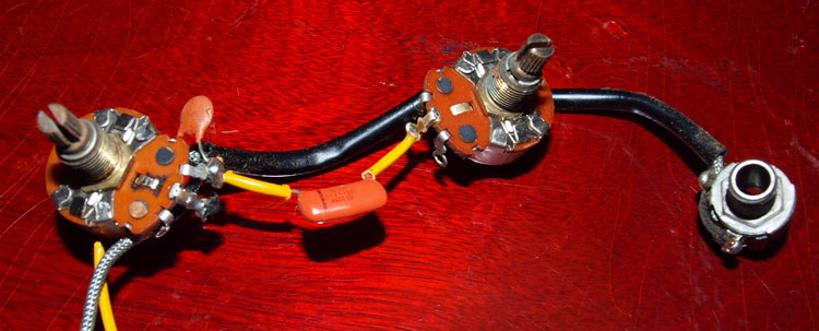 1966 Gibson EB-0 wiring loom