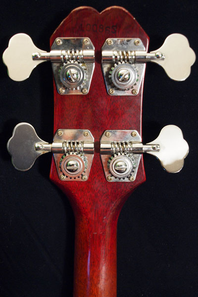 1967 Epiphone Rivoli reverse headstock detail