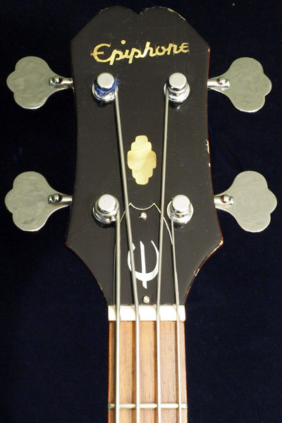 1967 Epiphone Rivoli headstock detail