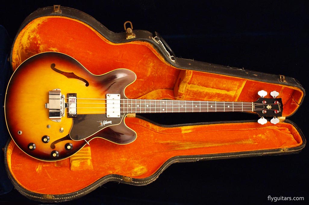 1968 Gibson EB2D bass, with hard case