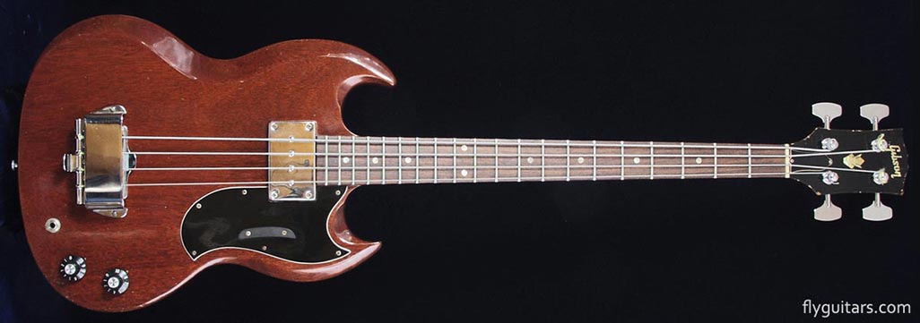 Basse électrique Gibson SG Bass EB-0 Cherry n°534687 (1969, USA