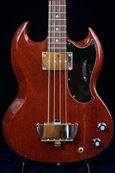1969 Gibson EB0 body detail