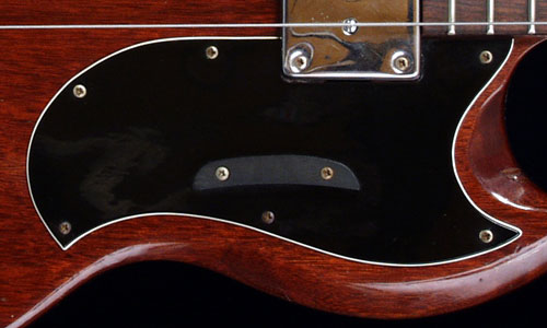1969 Gibson EB0 bass pickguard
