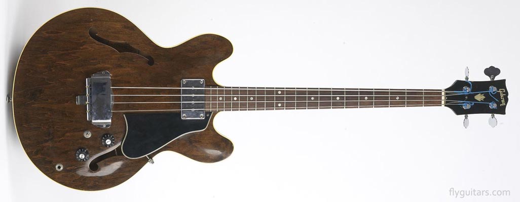 1969 Gibson EB-2 bass, walnut finish