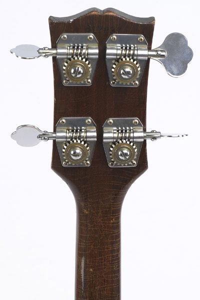 1969 Gibson EB2W - Rear headstock detail