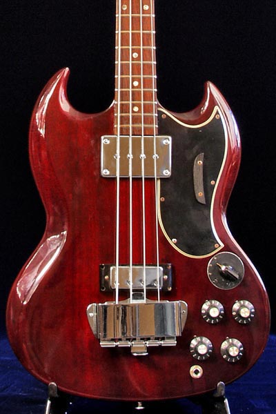 1969 Gibson EB3 body detail