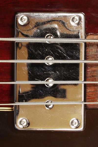 1969 Gibson EB3 humbucker pickup with nickel cover