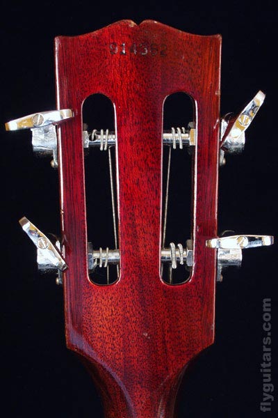 1970 Gibson EB0 - Solid headstock and Schaller M-4 classic banjo-style tuners