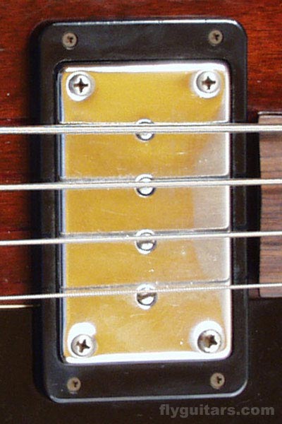 1970 Gibson EB0 humbucker pickup with chrome-plated cover