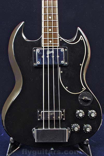 1971 Gibson EB3L body detail