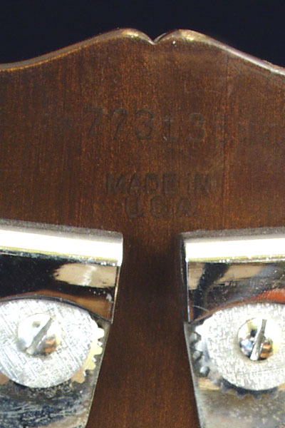 1972 Gibson EB3. The serial number is at the top back of the headstock.
