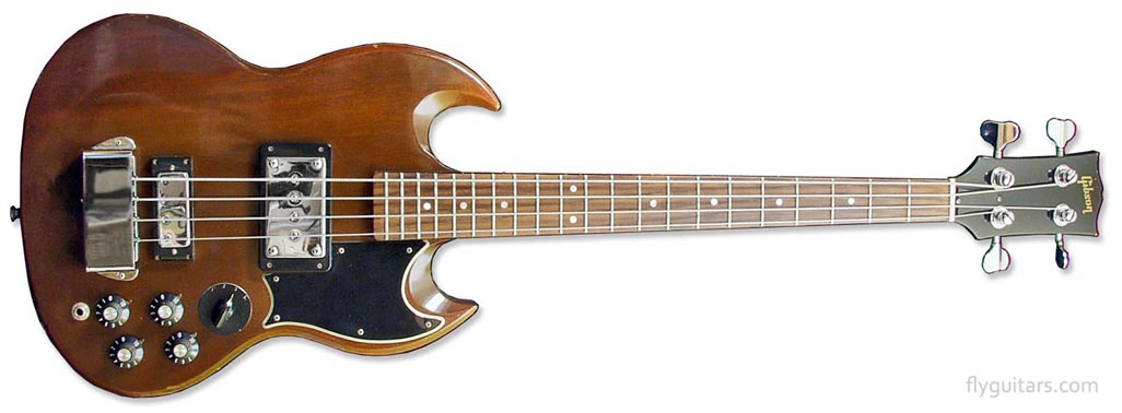 1972 Gibson EB3 bass, Walnut finish