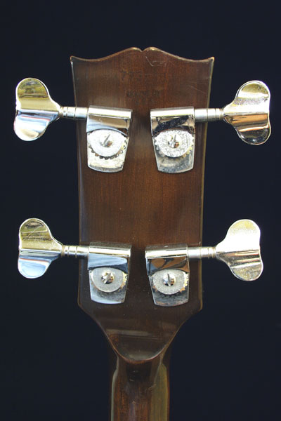 1972 Gibson EB3. Rear headstock detail.