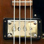 Gibson bass humbucker with black plastic surround