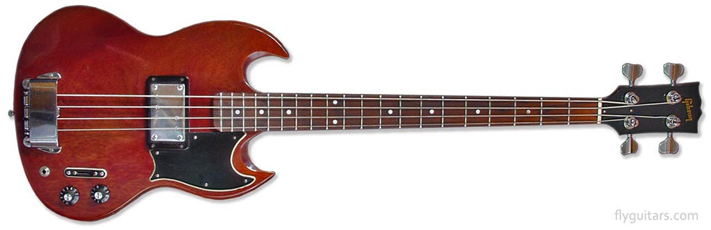 1973 Gibson EB-4L bass, cherry finish