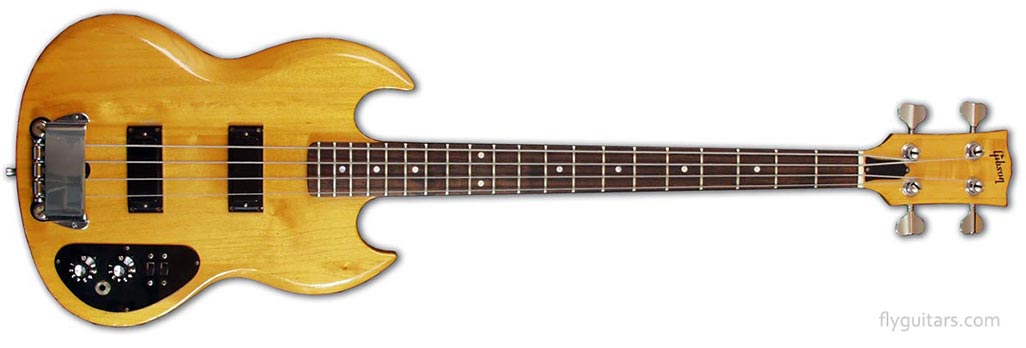 1973 Gibson SB-450 bass, Natural finish
