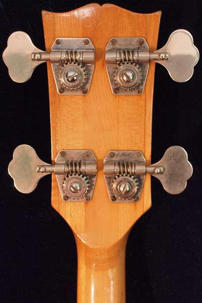 1974 Gibson Ripper bass. Rear headstock detail